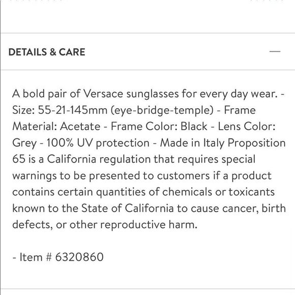 Versace 55MM sunglasses - Picture 12 of 13